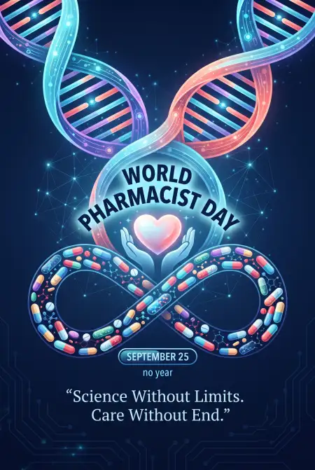 world pharmacists day poster for pharmacy