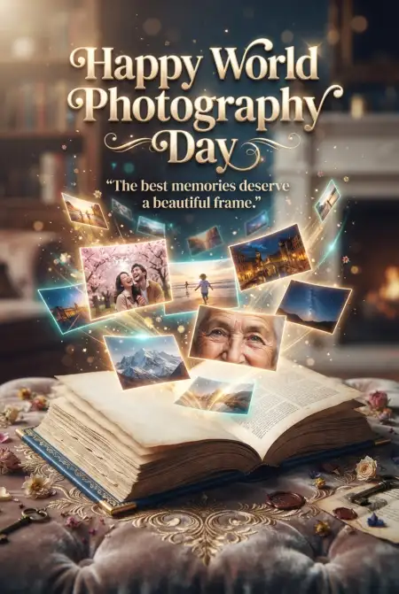 Free World Photography Day 2026 Best Wishes Images Image Download