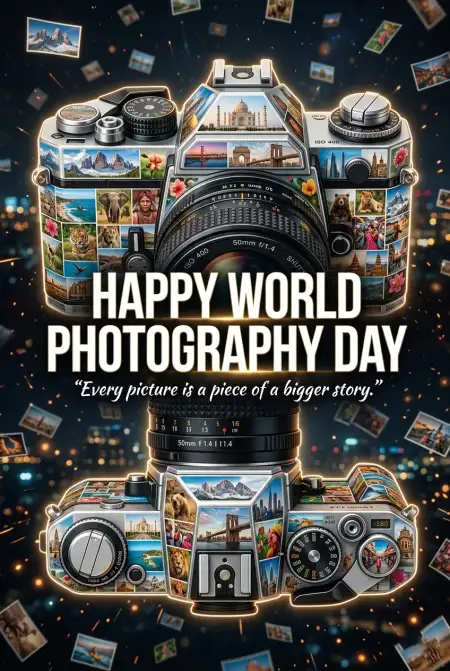 Free World Photography Day 2026 Digital Poster Image Download