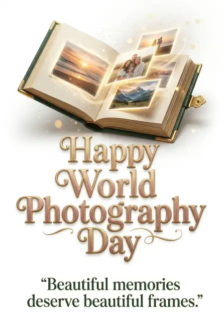 Free World Photography Day 2026 Photographer Illustration Png Image Download