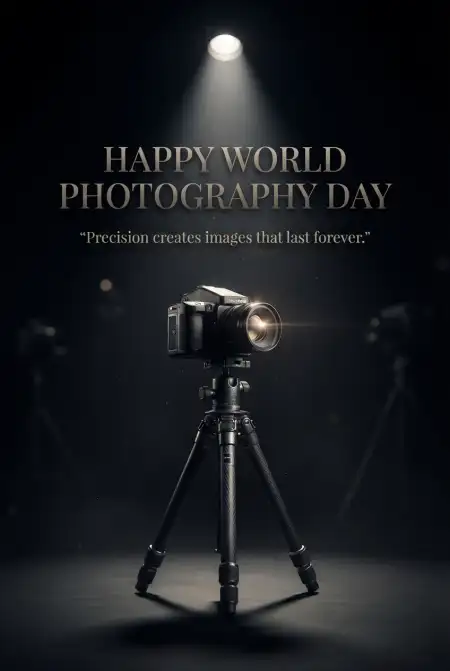 Free World Photography Day 2026 Photography Background Image Download