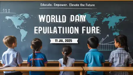 World Population Day 2025 Drawing Idea For School - Free Orld Population Day Download
