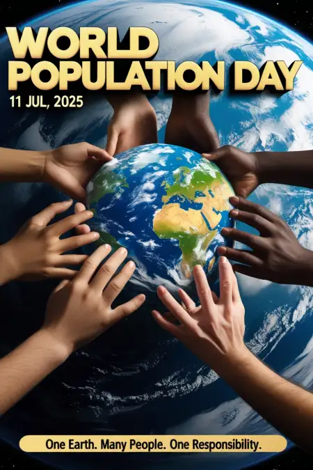World Population Day 2025 Image Download - Free Orld Population Day Download