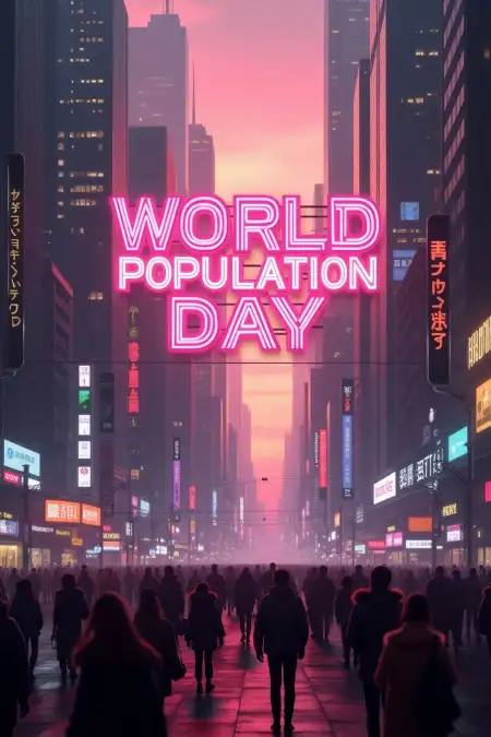 World Population Day 2025 Reel Thumbnail - Free World Population Day Download
