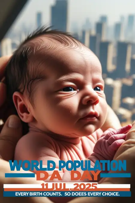 World Population Day 2025 Theme Poster Making - Free Orld Population Day Download