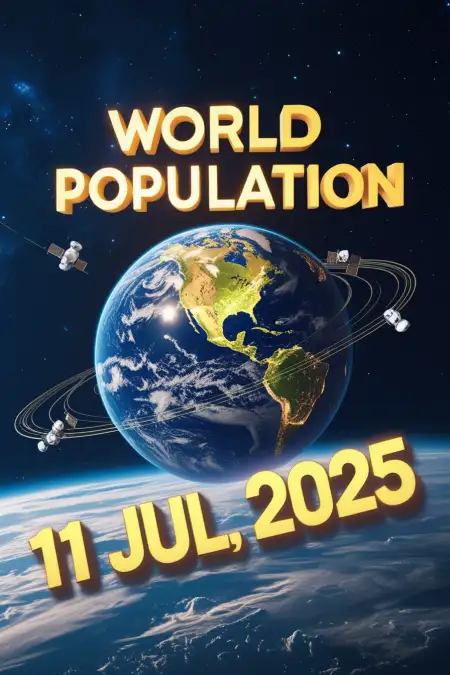 World Population Day 3d Text Photo - Free World Population Day Download