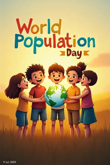 World Population Day Awareness Poster Design - Free World Population Day Download
