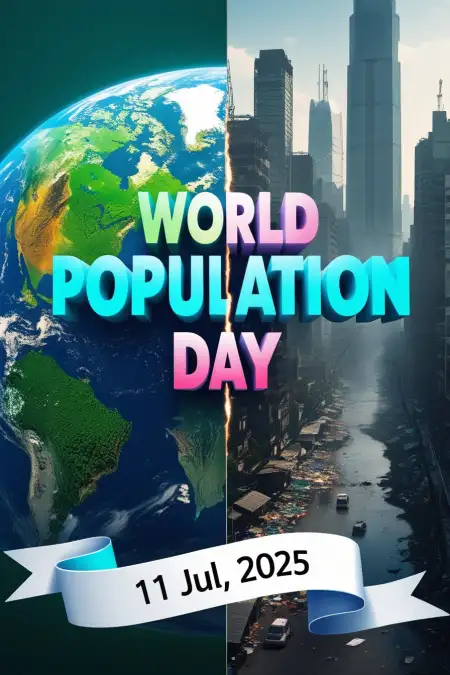 World Population Day Awareness Poster - Free World Population Day Download