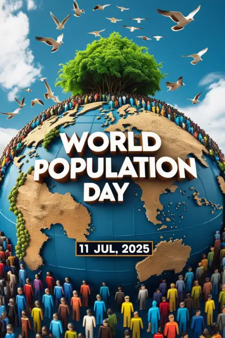 World Population Day Dp For Facebook - Free World Population Day Download