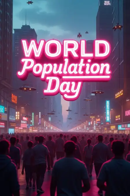 World Population Day HD Wallpaper 2025 - Free Wallpaper Wallpaper Download