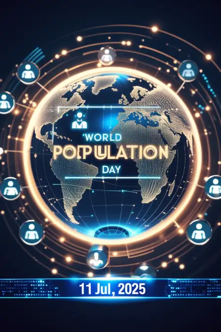 World Population Day Slogan Poster In Hindi - Free World Population Day Download