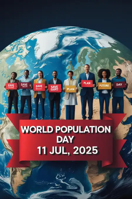 World Population Day Theme 2025 With Image - Free World Population Day Download