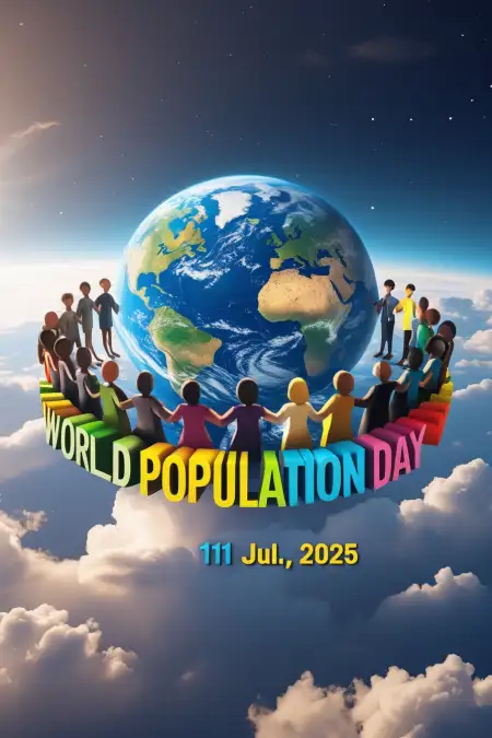 World Population Day Vector Design Free - Free World Population Day Download
