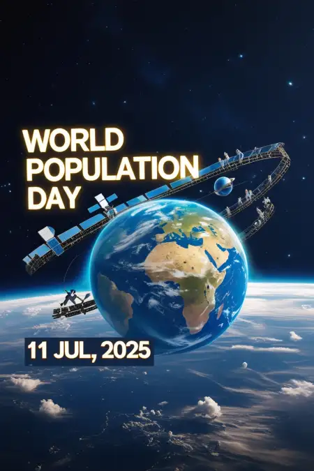 World Population Day Youtube Thumbnail Design - Free World Population Day Download