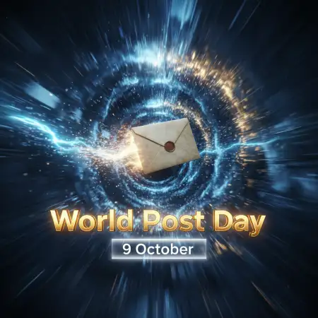 World Post Day 2025 Hd Banner Download - Free World Post Day Download