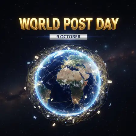 World Post Day Slogan In English - Free World Post Day Download