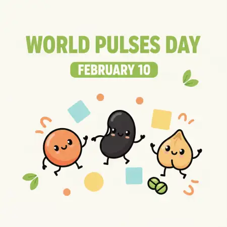 Free World Pulses Day Awareness Post Background Download