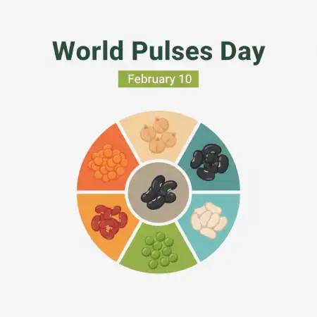 Free World Pulses Day Infographic Background Download
