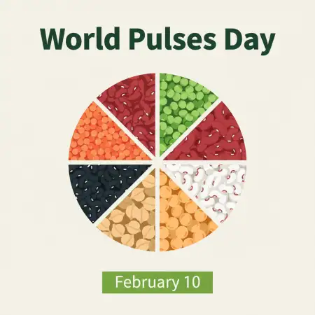 Free World Pulses Day Nutrition Facts Background Download