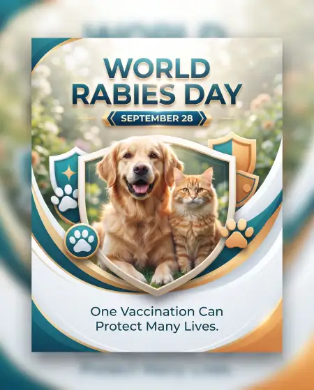 world rabies day 2026 banner design - World Rabies Day 2026