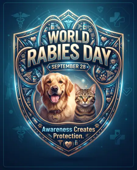 world rabies day 2026 creative poster - World Rabies Day 2026