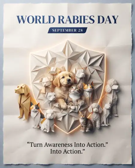 world rabies day 2026 facebook awareness poster - World Rabies Day 2026