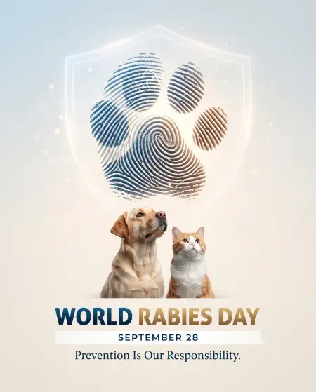 world rabies day 2026 facebook post design - World Rabies Day 2026
