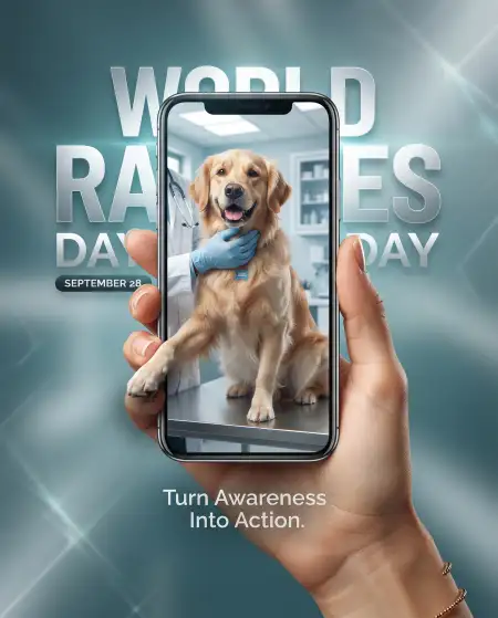world rabies day 2026 instagram awareness poster