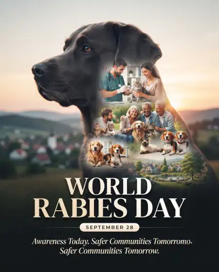 world rabies day 2026 theme poster - World Rabies Day 2026