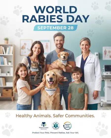 world rabies day animal health poster