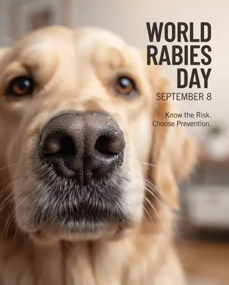 world rabies day dog awareness poster