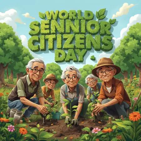 World Senior Citizens Day Banner Design Ideas - Free World Senior Citizens Day Download