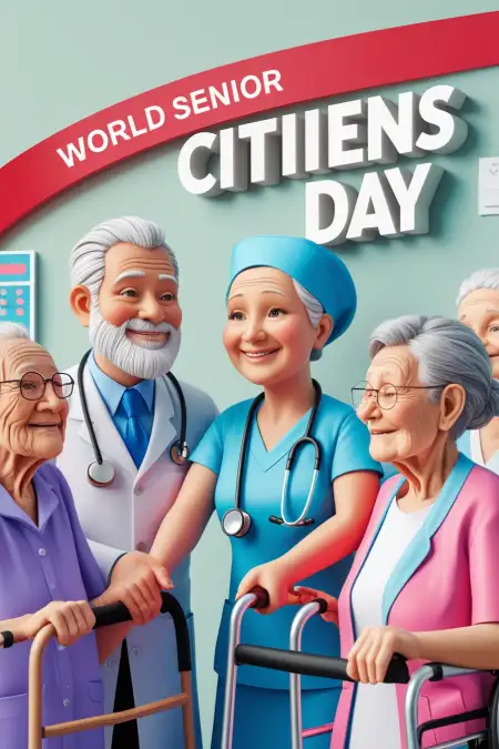 World Senior Citizens Day Poster Ideas - Free World Senior Citizens Day Download