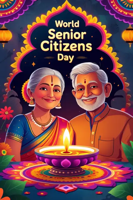 World Senior Citizens Day Wishes In English - Free World Senior Citizens Day Download