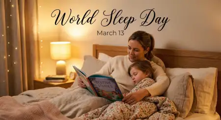 World Sleep Day Educational Sleep Awareness Message - Free World Sleep Day Download