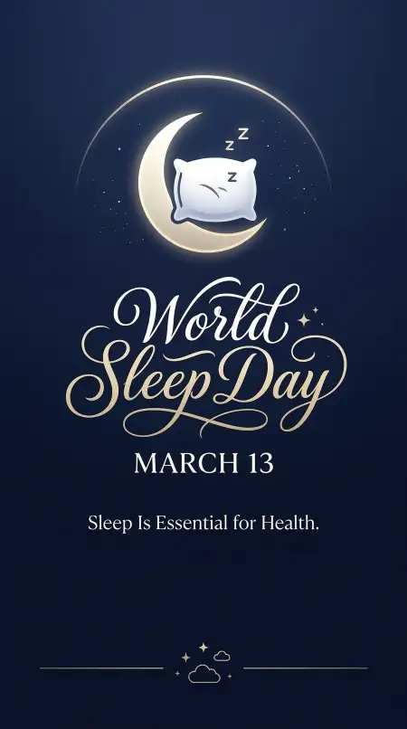 World Sleep Day Health Awareness Poster Design - Free World Sleep Day Download