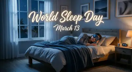 World Sleep Day Message About Good Sleep - Free World Sleep Day Download