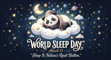 World Sleep Day Motivational Sleep Message - Free World Sleep Day Download