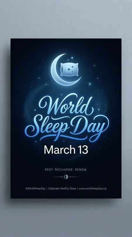 World Sleep Day Poster Design Ideas - Free World Sleep Day Download