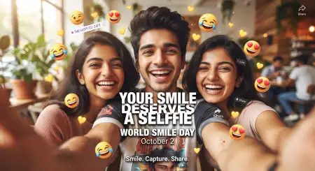 world smile day facebook captions 2026 - World Smile Day 2026