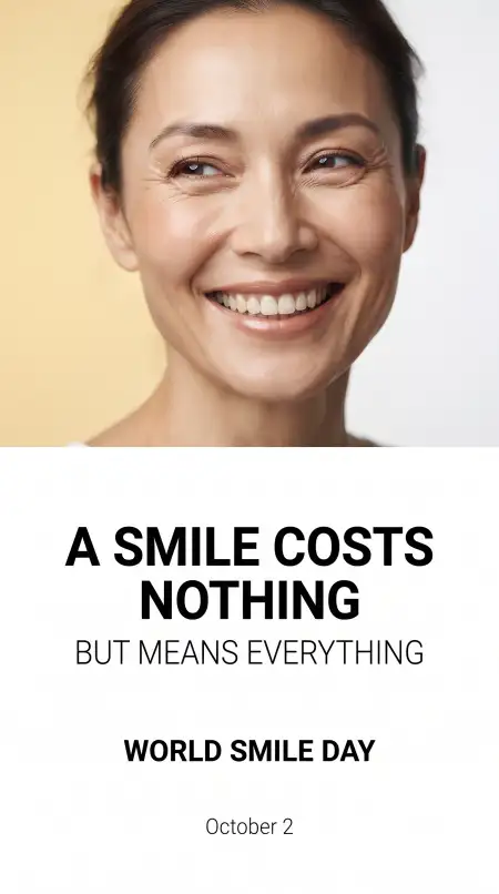 world smile day instagram captions 2026 - World Smile Day 2026