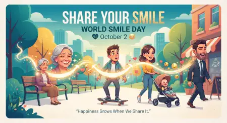 world smile day kindness messages 2026 - World Smile Day 2026