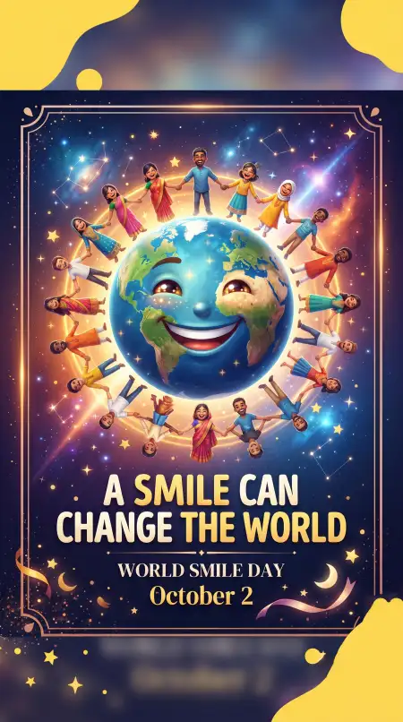 world smile day kindness poster 2026 - World Smile Day 2026