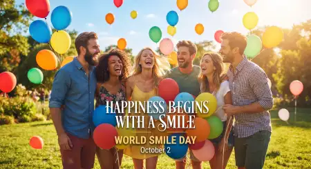 world smile day positive quotes 2026 - World Smile Day 2026