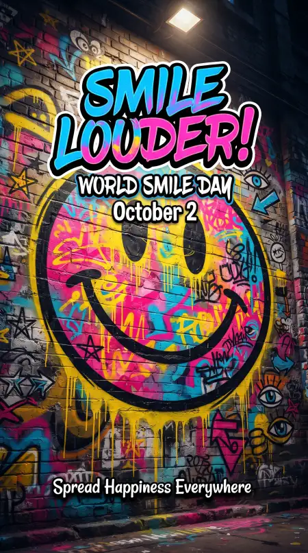 world smile day quotes for social media 2026 - World Smile Day 2026