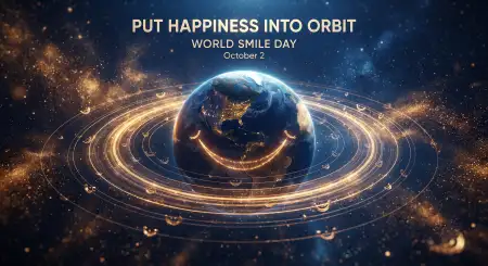 world smile day smile and be happy 2026 - World Smile Day 2026