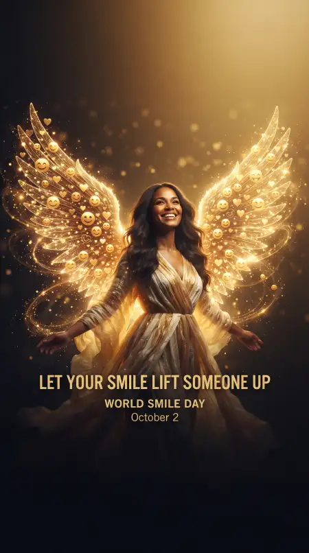 world smile day smile makes life beautiful 2026 - World Smile Day 2026