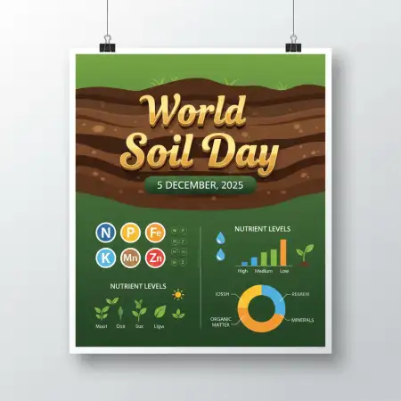 World Soil Day 2025 Environmental Badges - Free World Soil Day Download