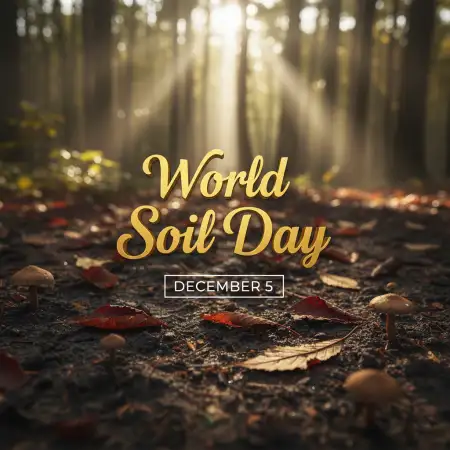 World Soil Day Badge Design Transparent - Free World Soil Day Download