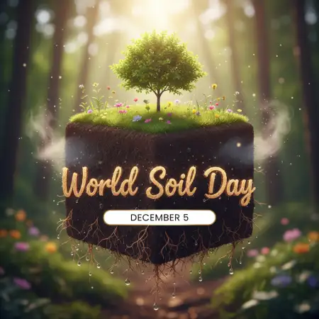 World Soil Day Poster With Save Soil Slogan - Free World Soil Day Download